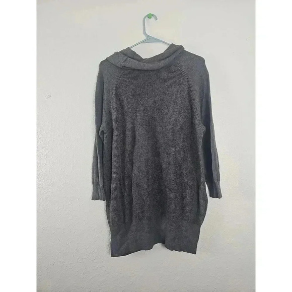 LOFT Cowl Neck Gray Pullover Womens Sweater Large - Picture 3 of 6